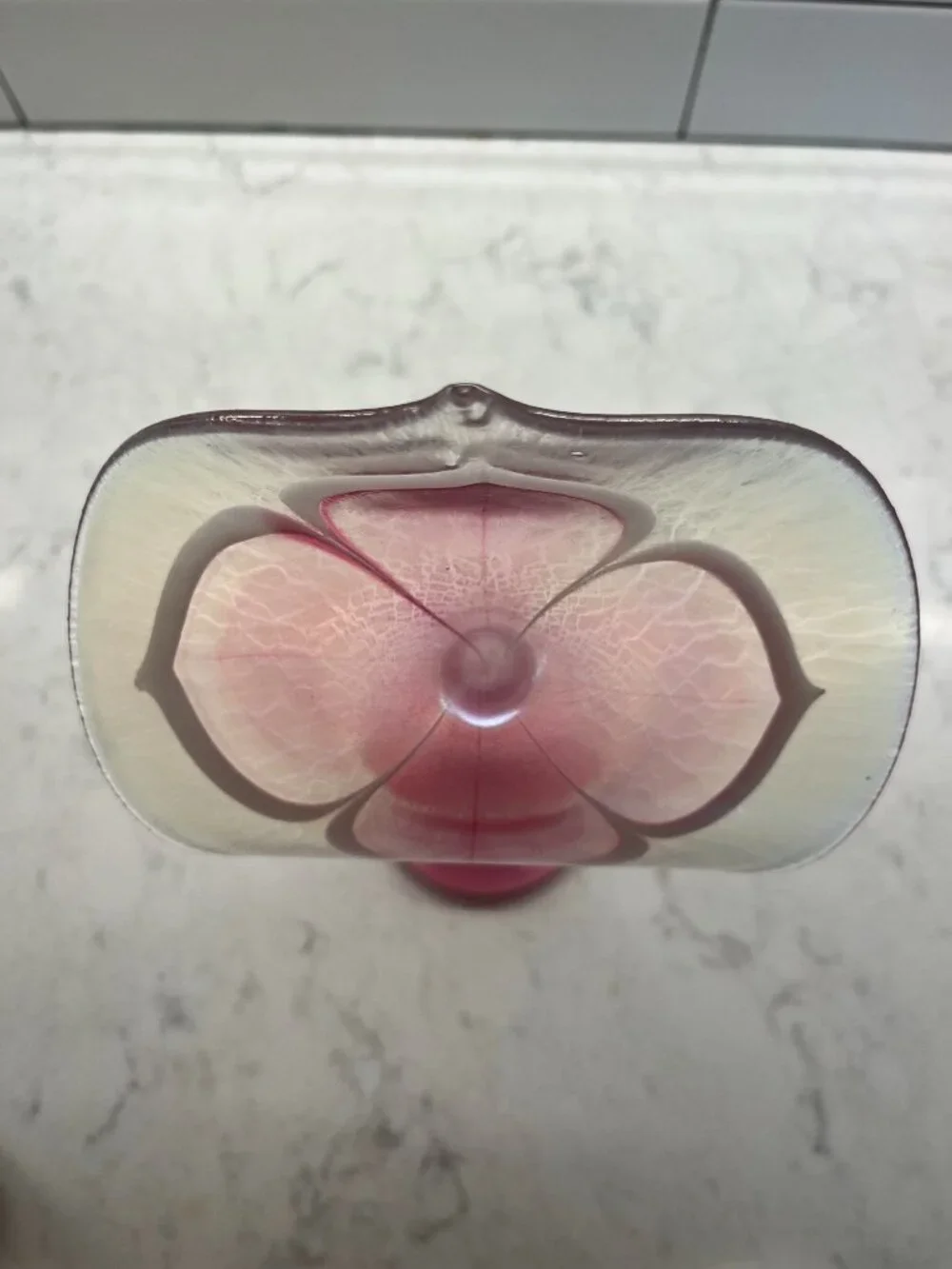 1982 Stuart Abelman Signed V1272-4 Art Glass 